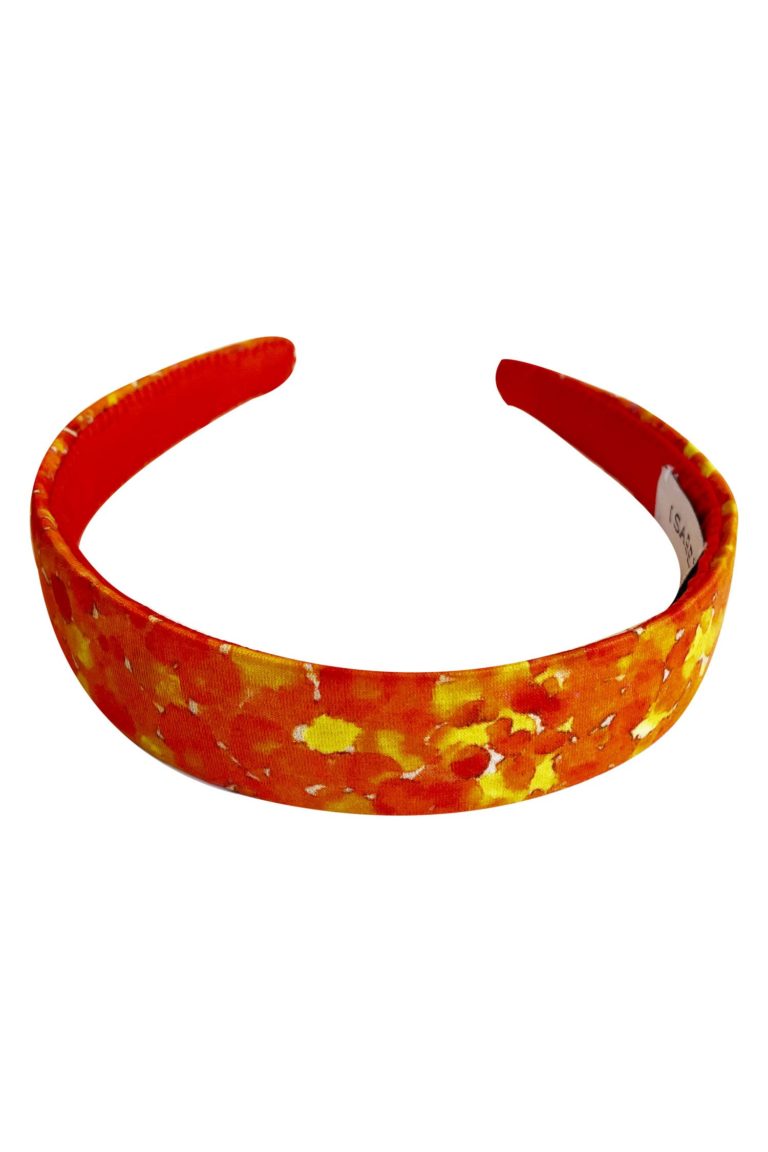 Pixelated Afterglow Silk Headband