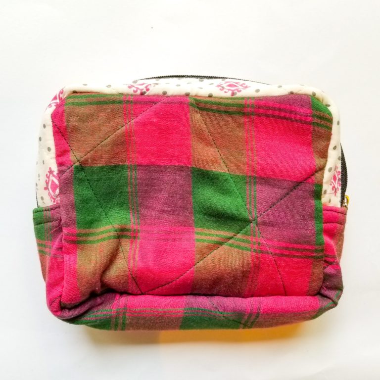Patchwork Sari Box Pouch