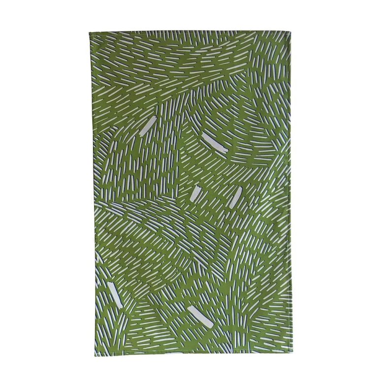 Bijoux Collection - Green Rain Tea Towel