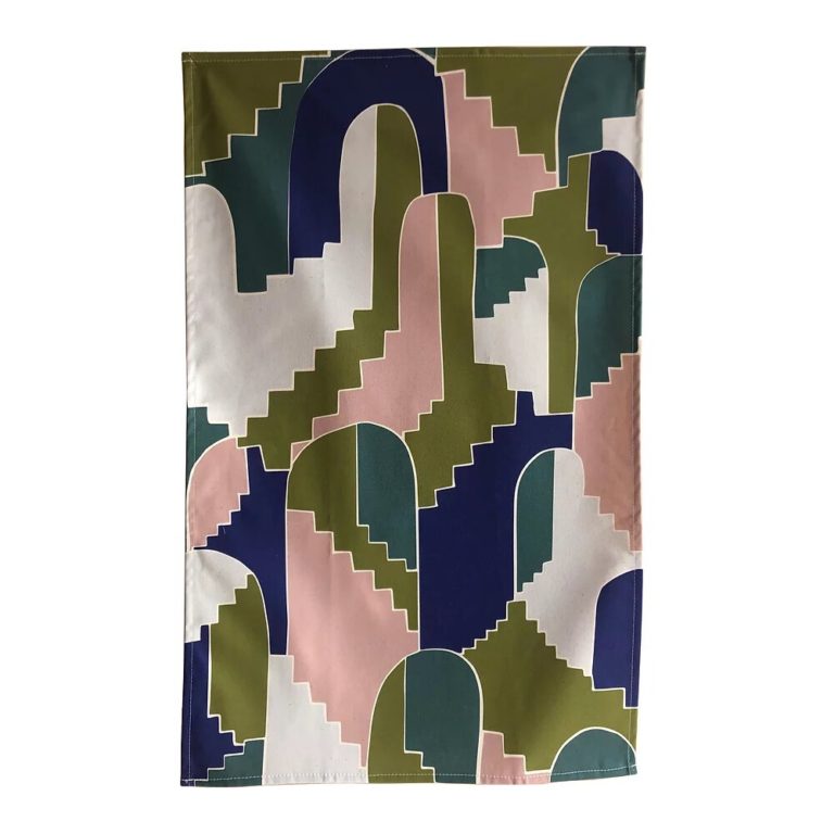 Bijoux Collection - Stairs and Arches Tea Towel