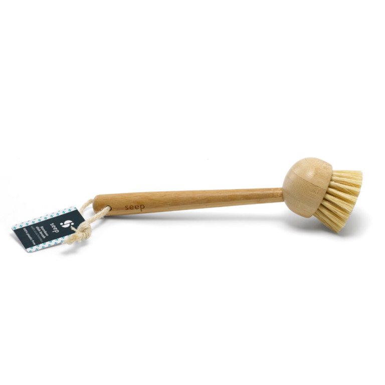 Seep Plastic-Free Bamboo Dish Brush