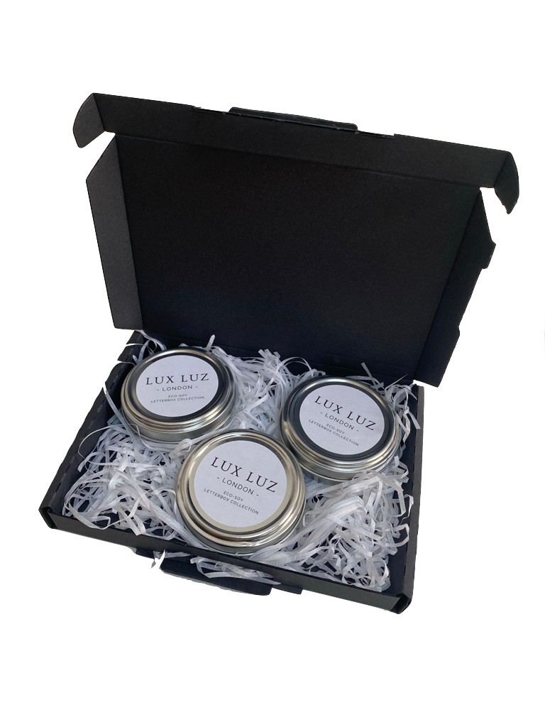 Letterbox collection - Trio of signature scents - With a gift card and handwritten message