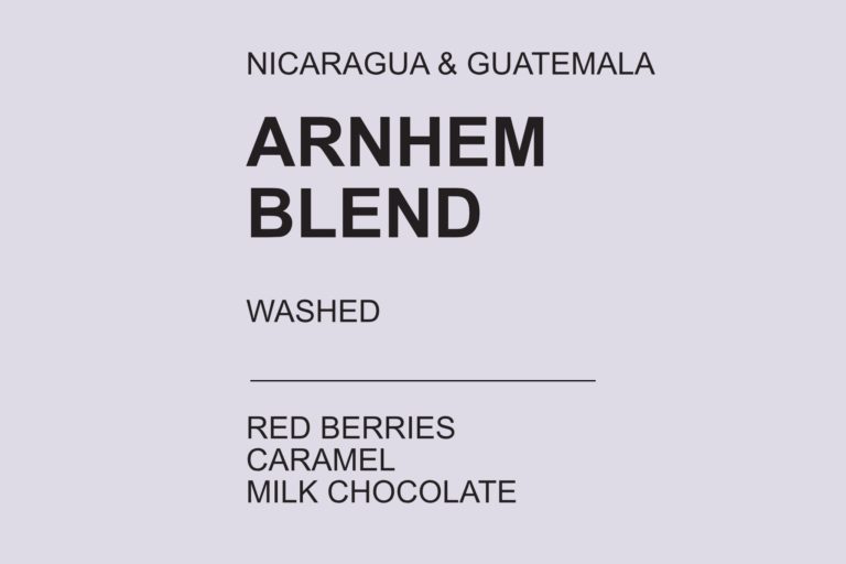 ARNHEM BLEND - Nicaragua &amp; Guatemala