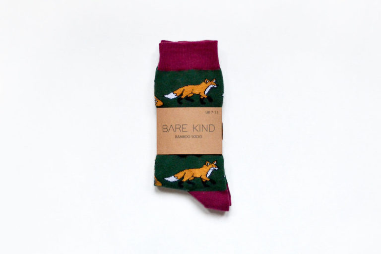 'Save the Foxes' Bamboo Socks