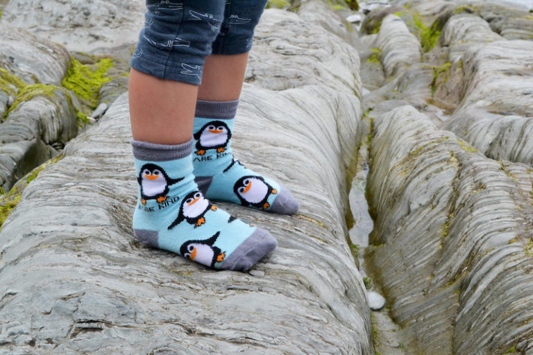 'Save the Penguins' Bamboo Socks for Kids